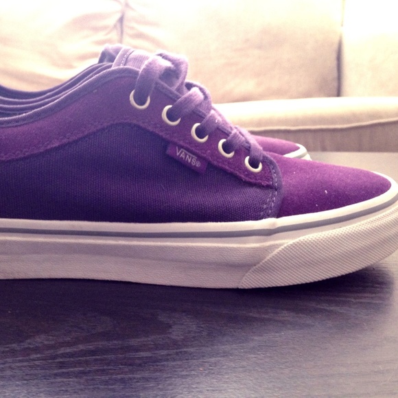 vans chukka low purple